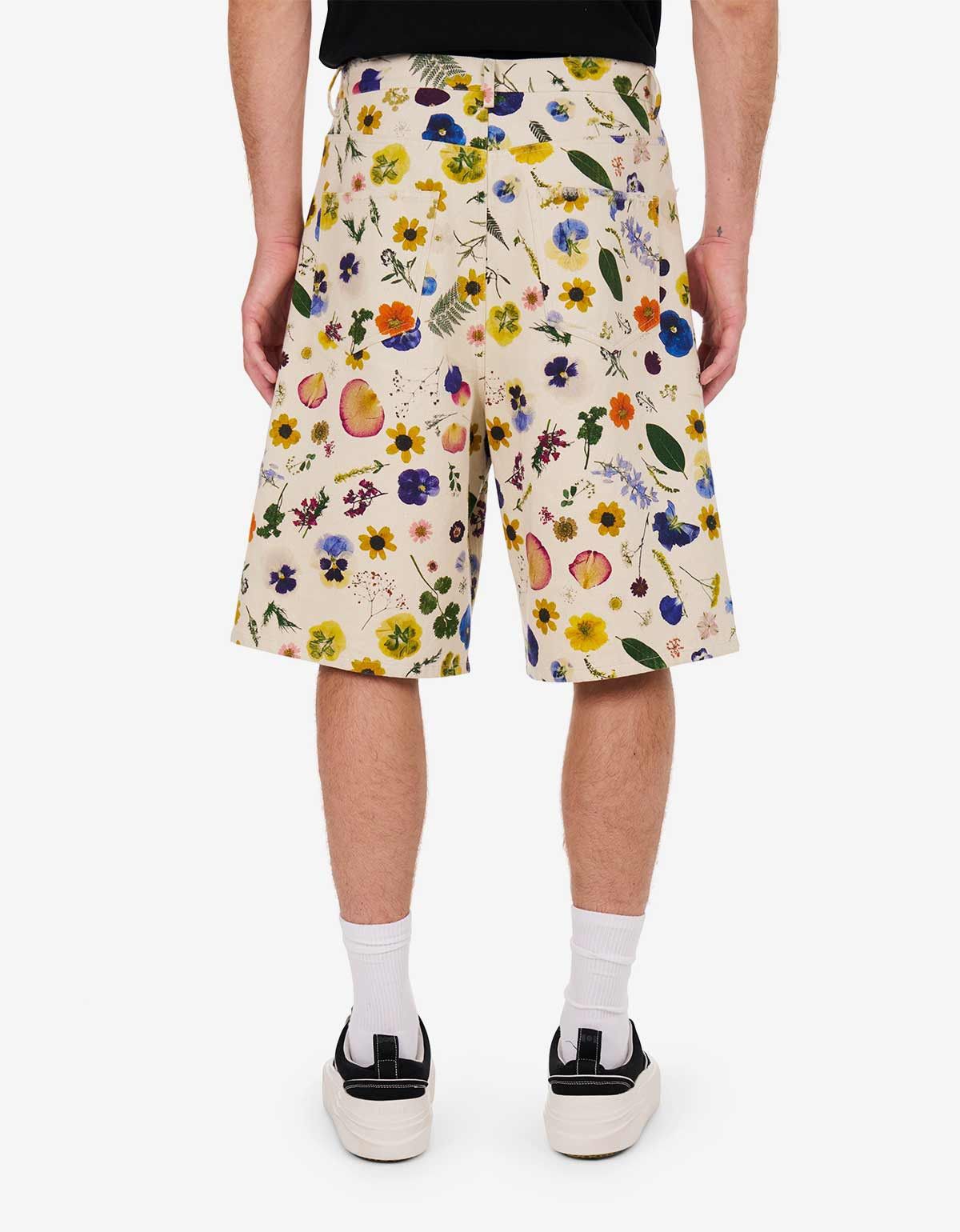 Nahmias Nahmias Floral Baggy 5 Pocket Shorts Size US 32 / EU 48 - 3 Thumbnail