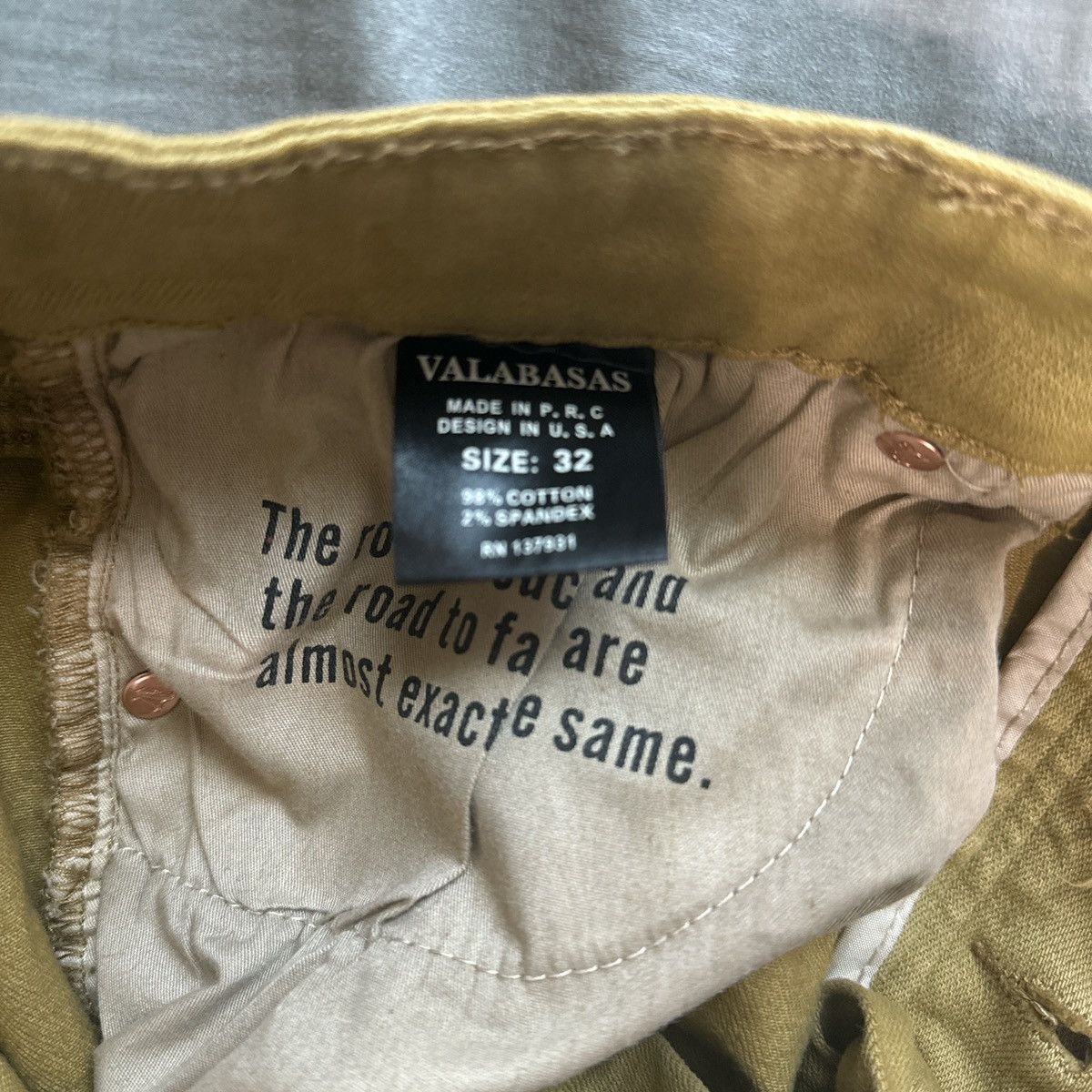 Valabasas Valabasas Olive Flared Jeans Size US 32 / EU 48 - 4 Thumbnail
