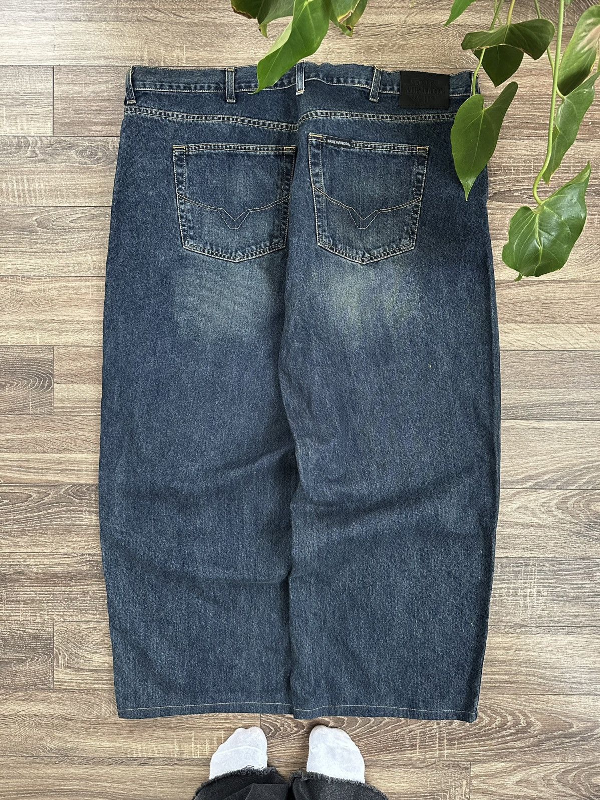 JNCO SS05 Vintage Harley Davidson Ultra Baggy Jnco Jeans Size 50 Size US 44 / EU 60 - 1 Thumbnail