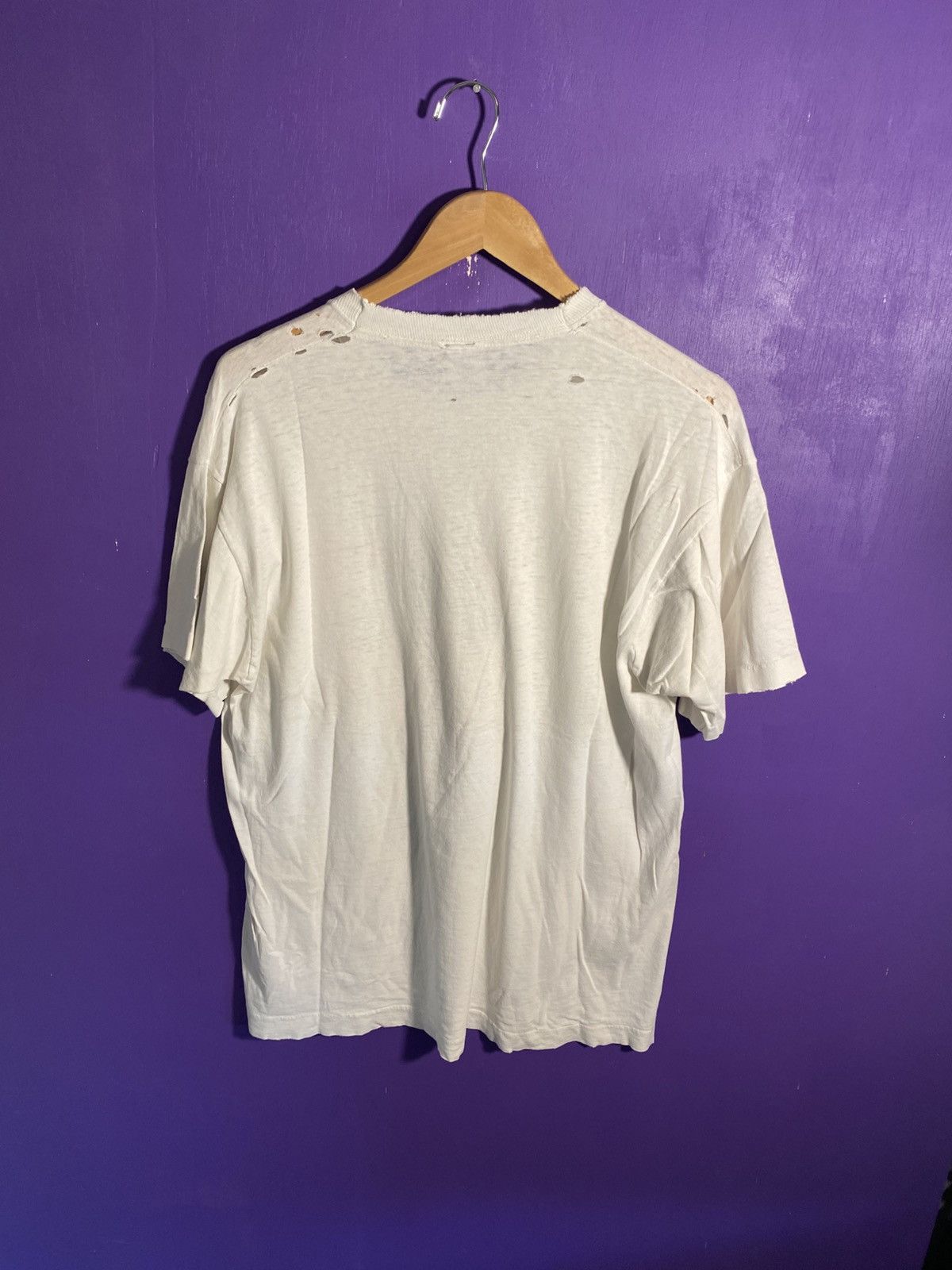NBA × Vintage Vintage 90s Michael Jordan sky patrol t-shirt Size US XL / EU 56 / 4 - 2 Thumbnail