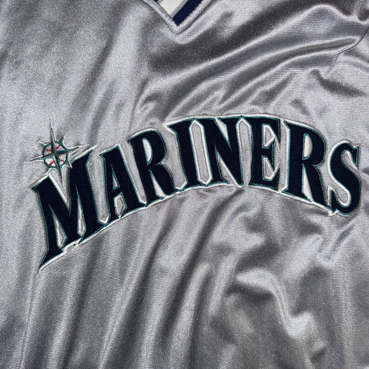 Starter Seattle Mariners Silver Starter Vintage Jersey Pullover Size US XL / EU 56 / 4 - 2 Thumbnail