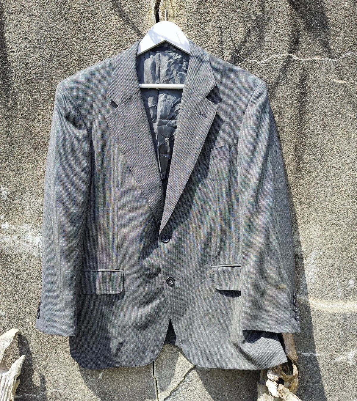 Burberry × Vintage Vintage Burberry London 100% Wool Blazer (Made in Japan) Size US L / EU 52-54 / 3 - 1 Thumbnail