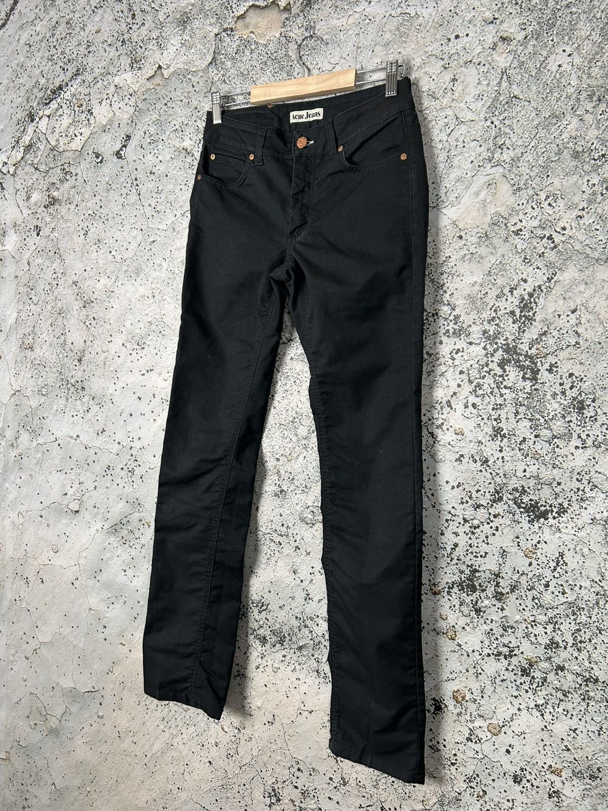 Acne Studios Vintage Acne Jeans Hex Black Ups Skinny Denim Avantgarde Size US 28 / EU 44 - 2 Thumbnail