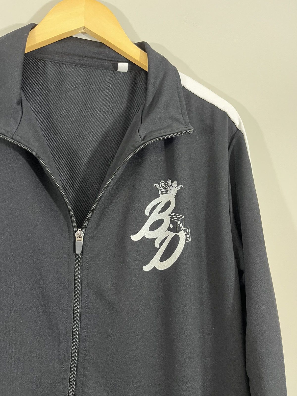 Vintage Billionaire Dreams Dice Black Stripe Track Jacket Size US L / EU 52-54 / 3 - 5 Thumbnail