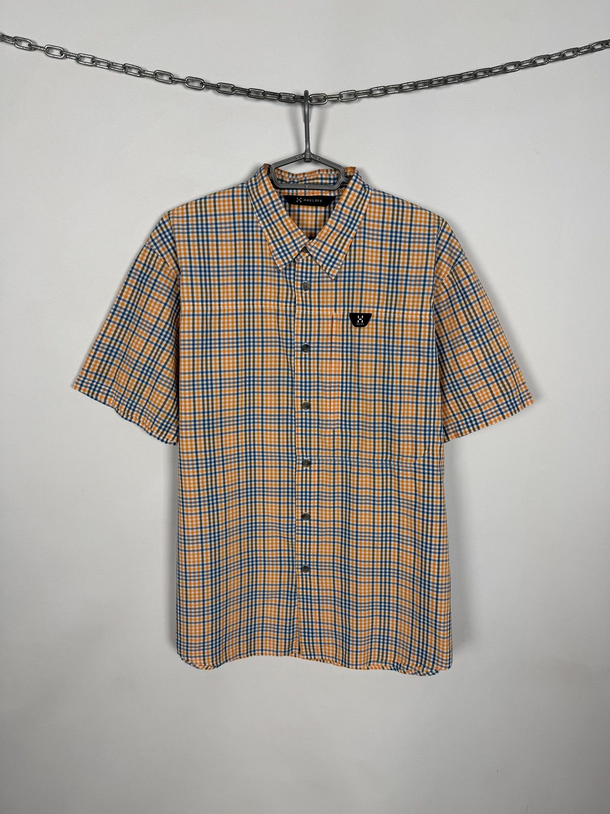 Haglofs Haglofs Climatic Short Sleeve Plaid Shirt Button Up Outdoor Size US XL / EU 56 / 4 - 1 Thumbnail