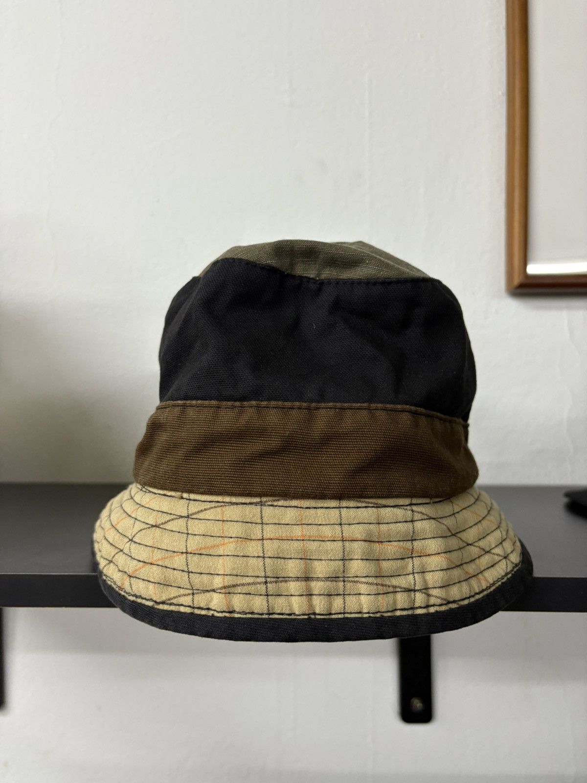 Kapital Kapital Patchwork Boro Old Man and the sea bucket hat cap Size ONE SIZE - 6 Thumbnail