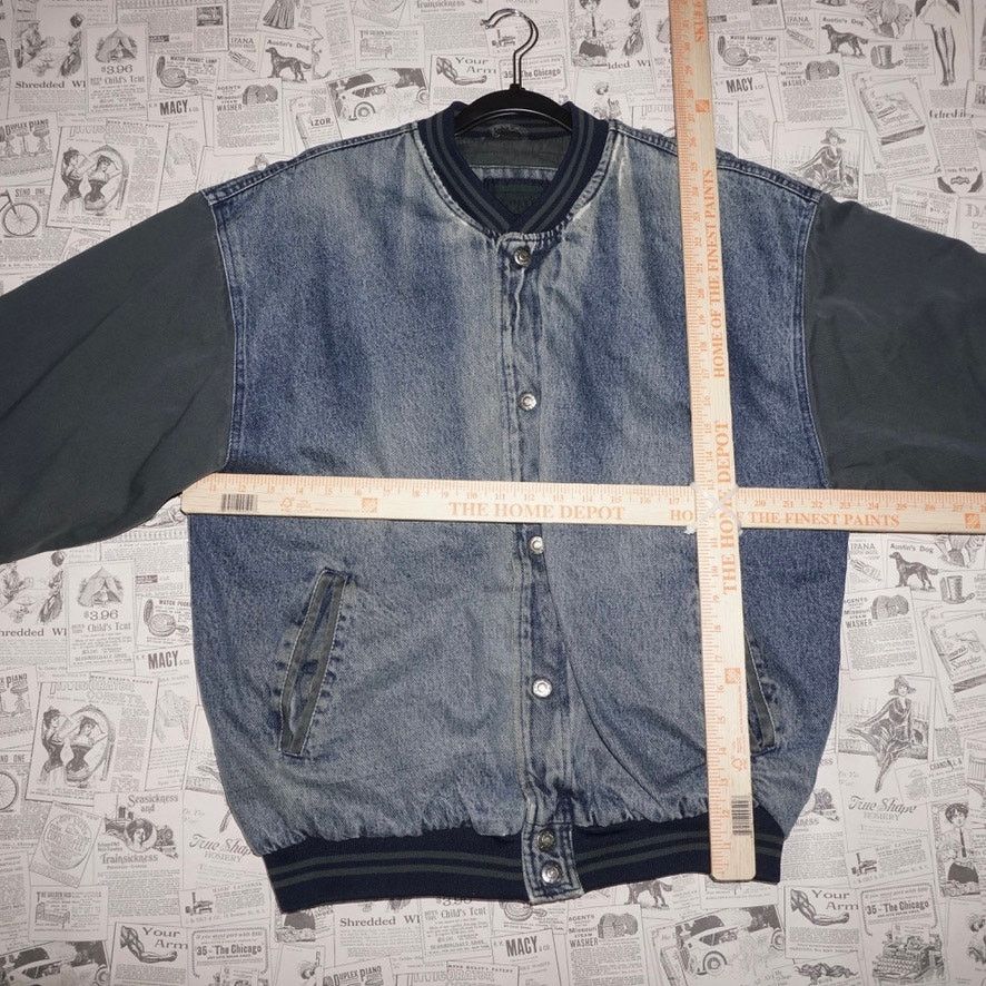 Vintage Large - Vintage Y2K button up bomber 1990s Letterman jacket Size US L / EU 52-54 / 3 - 5 Thumbnail