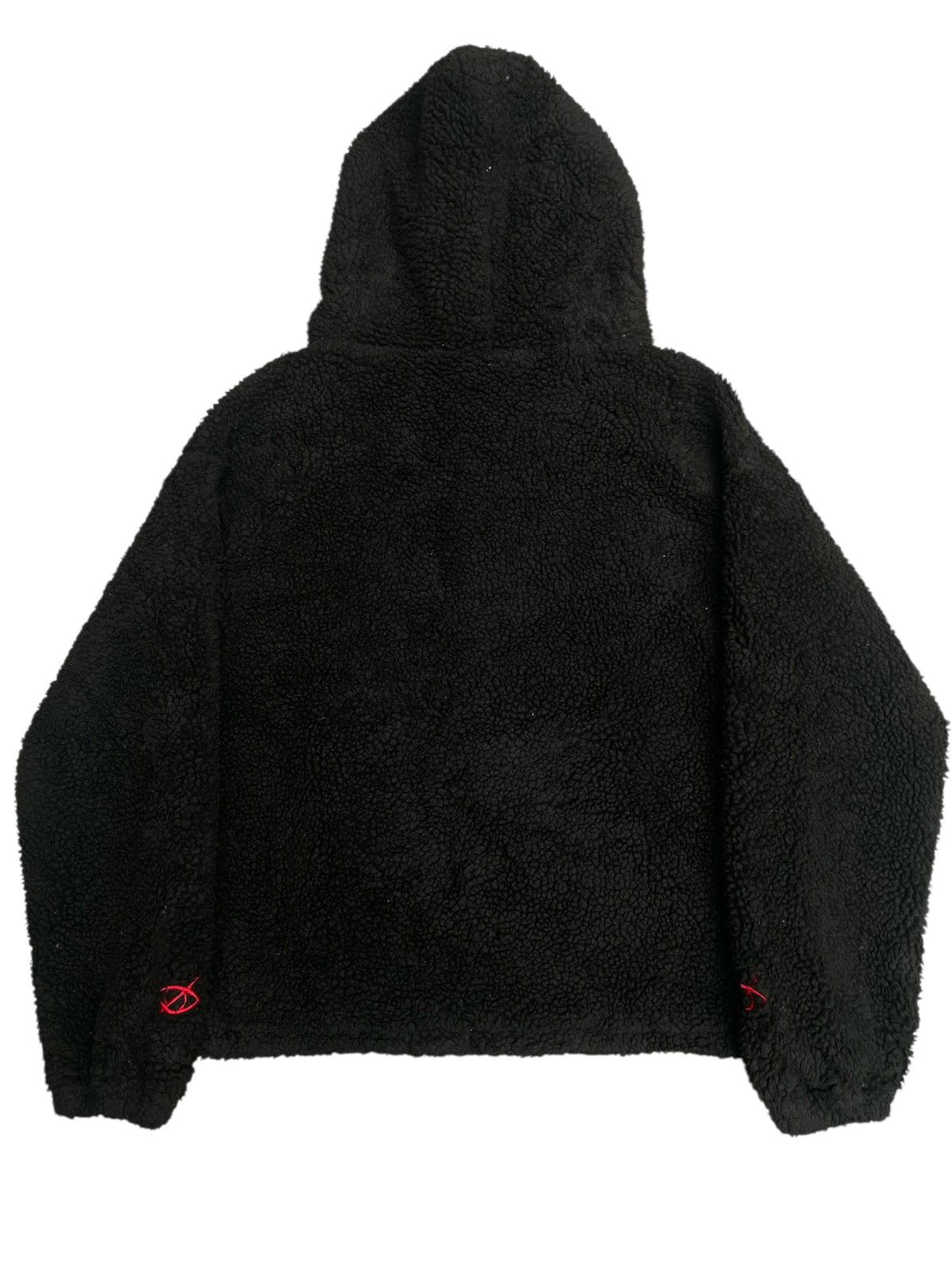 Japanese Brand KRYCLOTHING “Near Death” Fleece Half-Zip Hooded Size US L / EU 52-54 / 3 - 3 Thumbnail