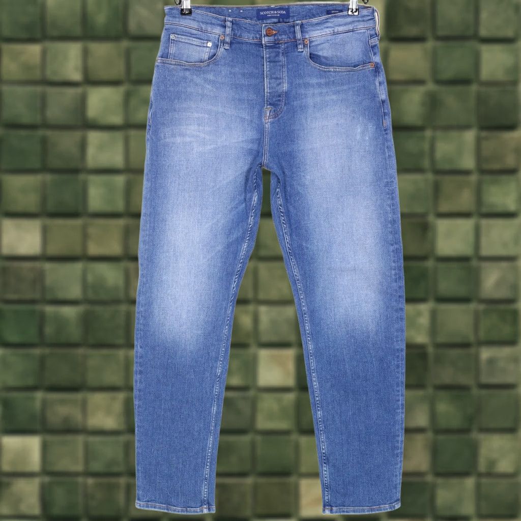 Scotch & Soda SCOTCH & SODA DEAN Jeans Men Size W33 L34 Loose Tapered Blue 33/34 Denim 5-Pocket M/L Regular Mens Size US 33 - 1 Thumbnail