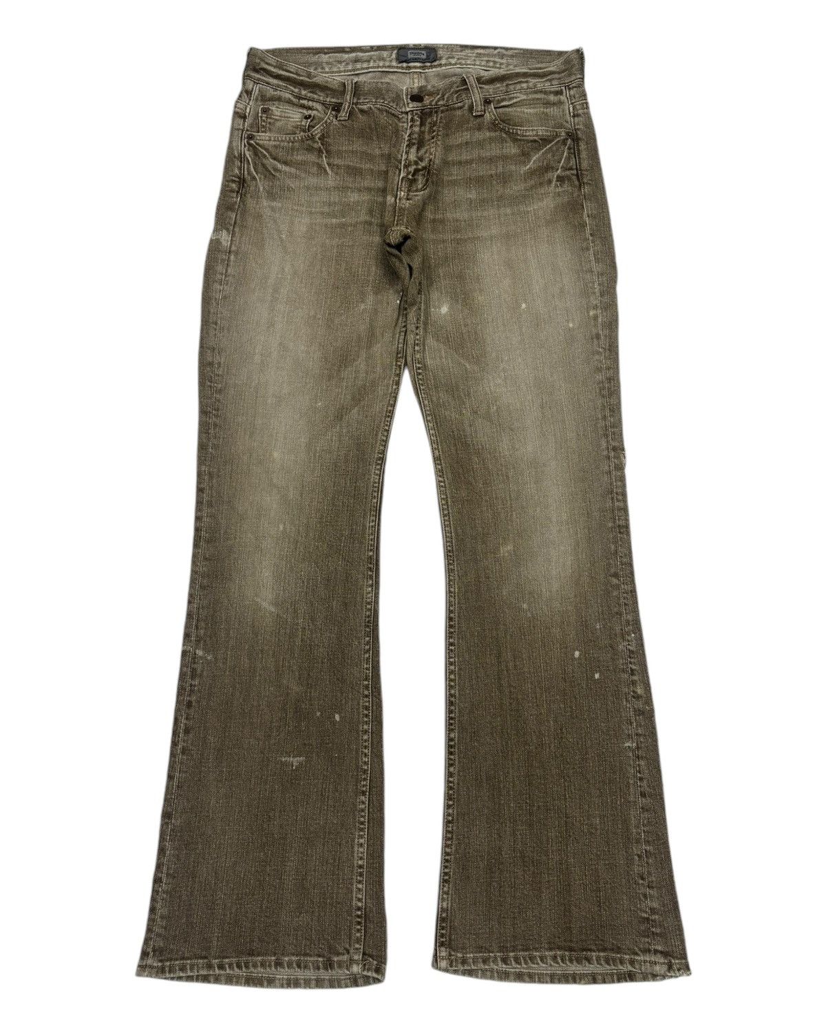 Hysteric Glamour × Japanese Brand 🔥SICK WASHED BROWN THEORIA DENIM PANTS Size US 30 / EU 46 - 7 Thumbnail