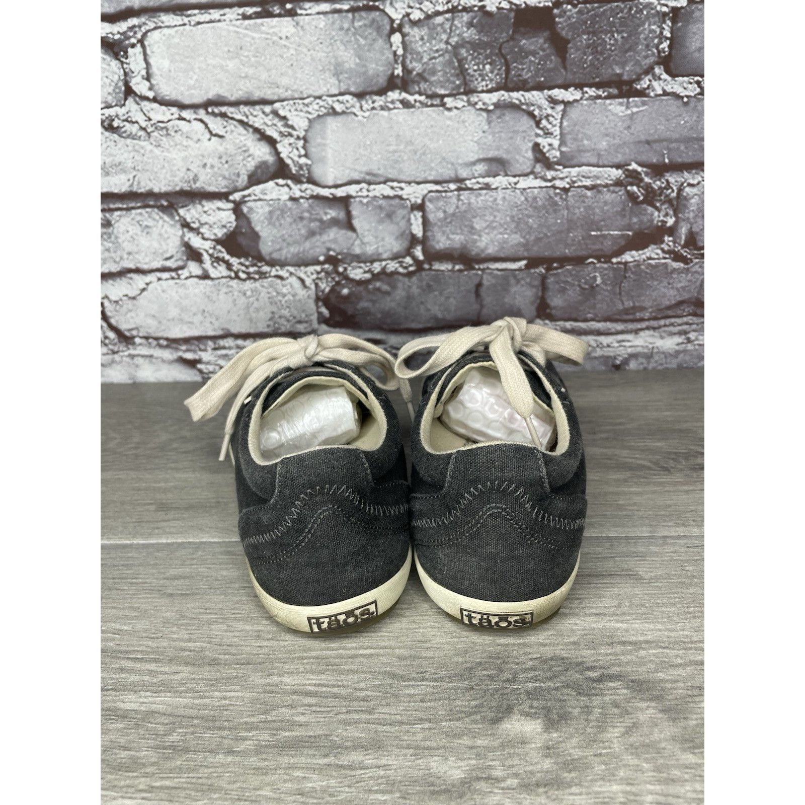 Other Taos Moc Star Gray Canvas Denim Lace Up Low Sneakers Shoes W Size US 7.5 / IT 37.5 - 5 Thumbnail