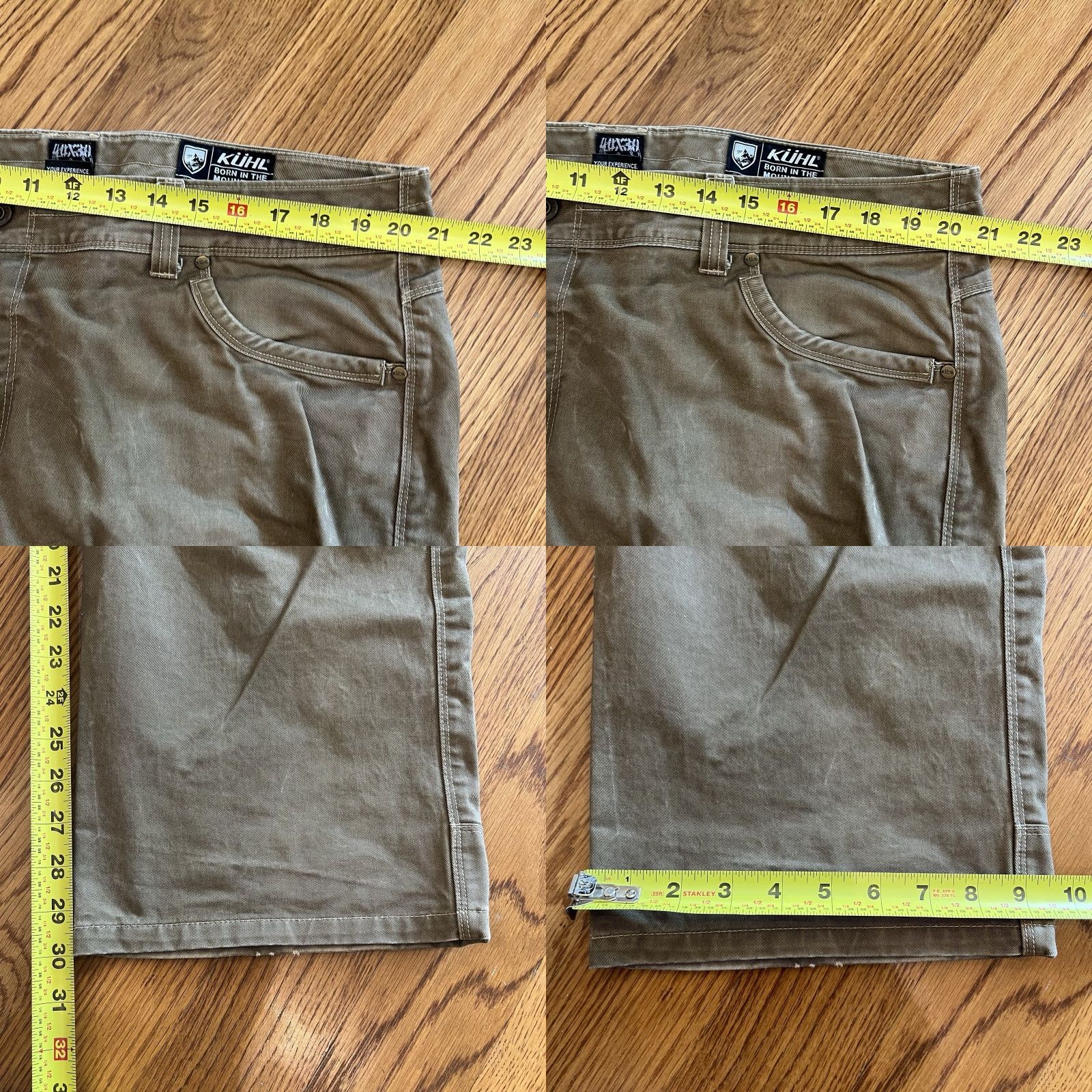 Vintage VINTAGE KUHL RYDR Hiking Pants 40 x 30 Zip Fly Olive Green Brown Mens Size US 40 / EU 56 - 8 Thumbnail
