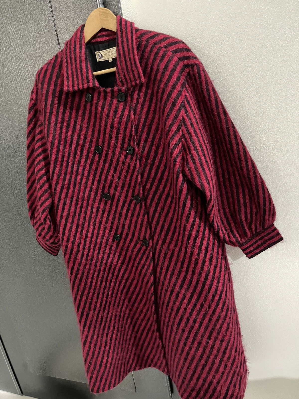 Givenchy Givenchy Glamour Stripe Design Wool Long Jacket Size XL / US 12-14 / IT 48-50 - 3 Thumbnail