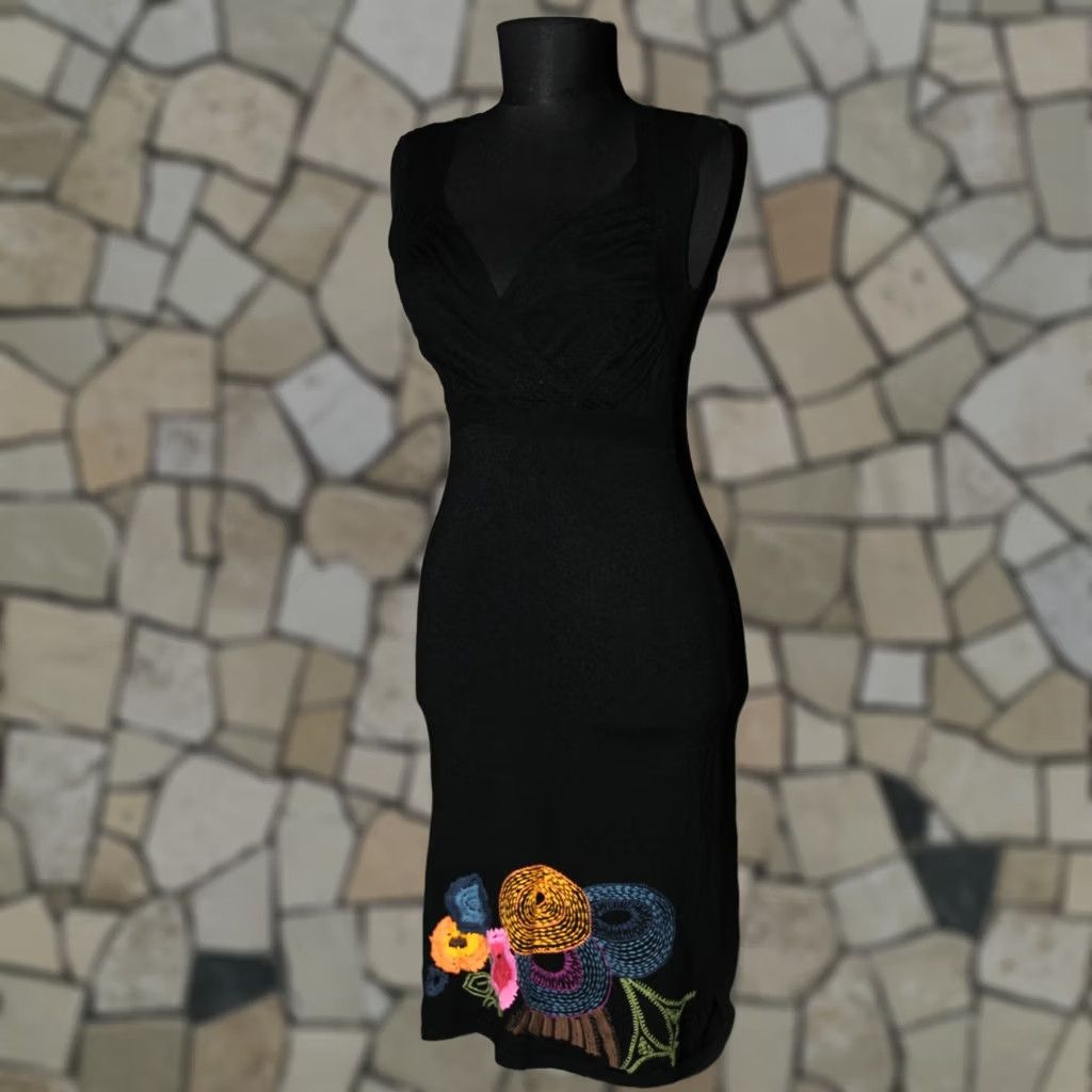 Desigual Desigual Black Dress Womens Size S Size S / US 4 / IT 40 - 1 Thumbnail