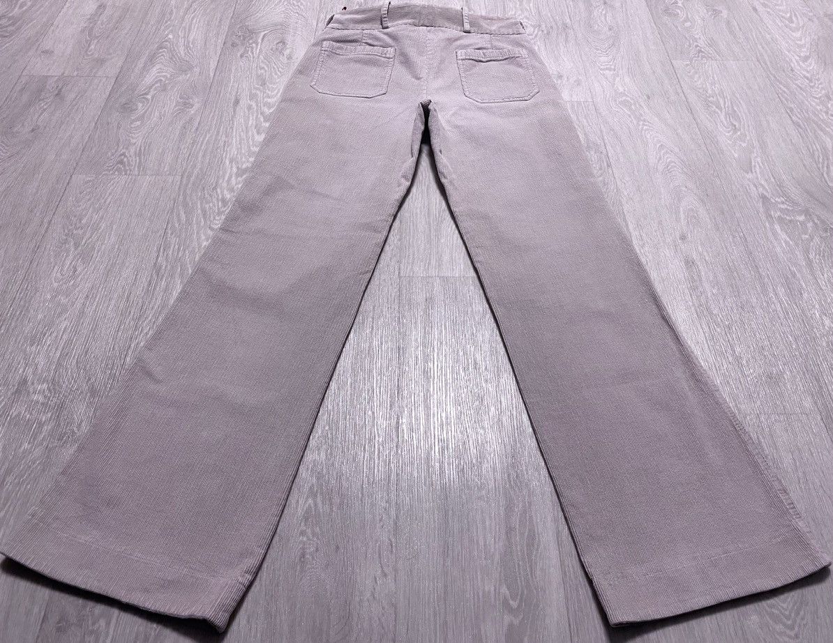 Prada Prada Linea Rossa Red Tab Beige Flared Corduroy Pant Trouser Size US 30 / EU 46 - 4 Thumbnail