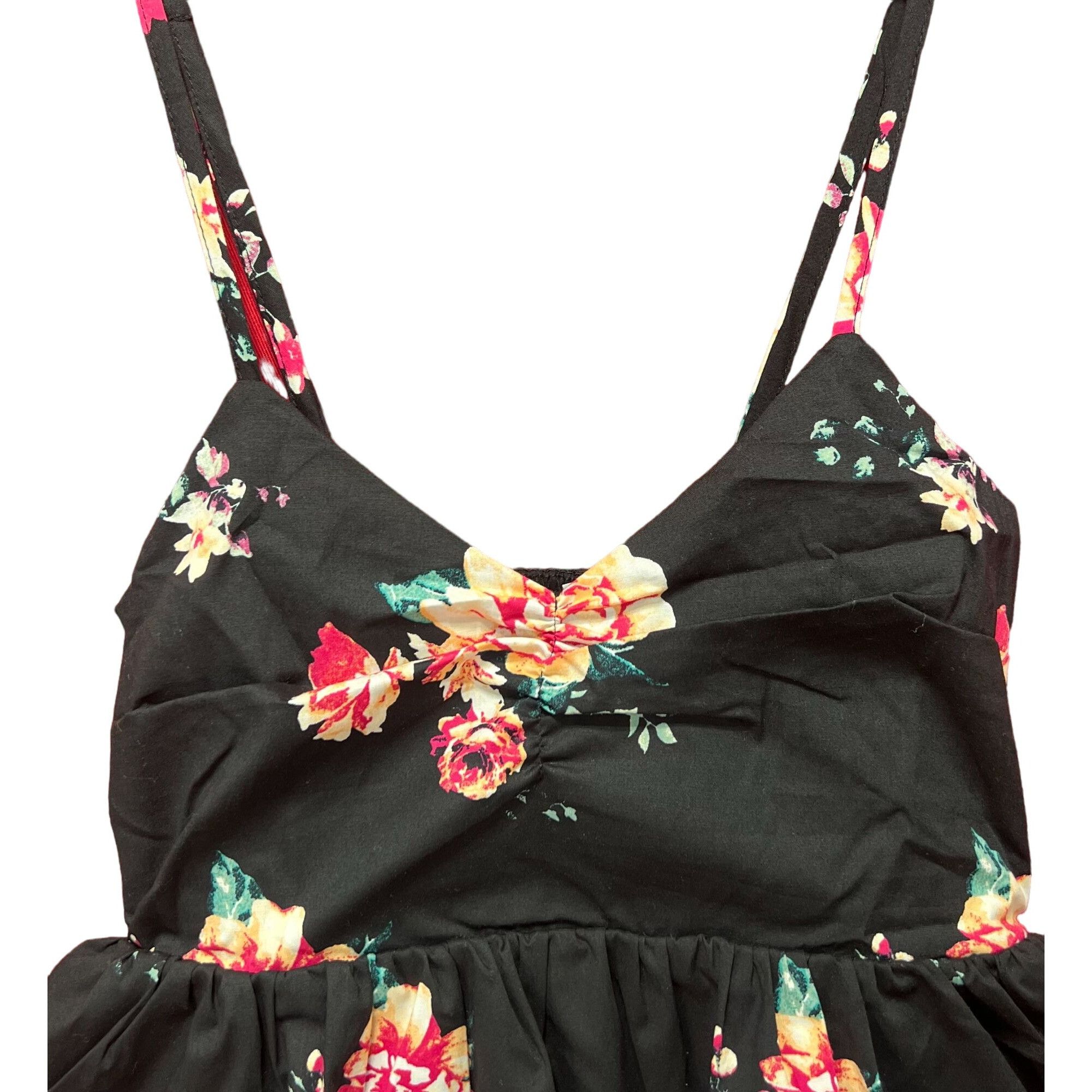 rue21 Rue 21 - Women's Floral Mini Dress - Black - Extra Small Size XS / US 0-2 / IT 36-38 - 11 Thumbnail