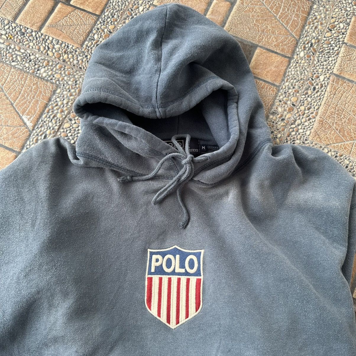 Polo Ralph Lauren × Vintage Vintage 90’s Polo K-Swiss Hoodies Size US M / EU 48-50 / 2 - 2 Thumbnail