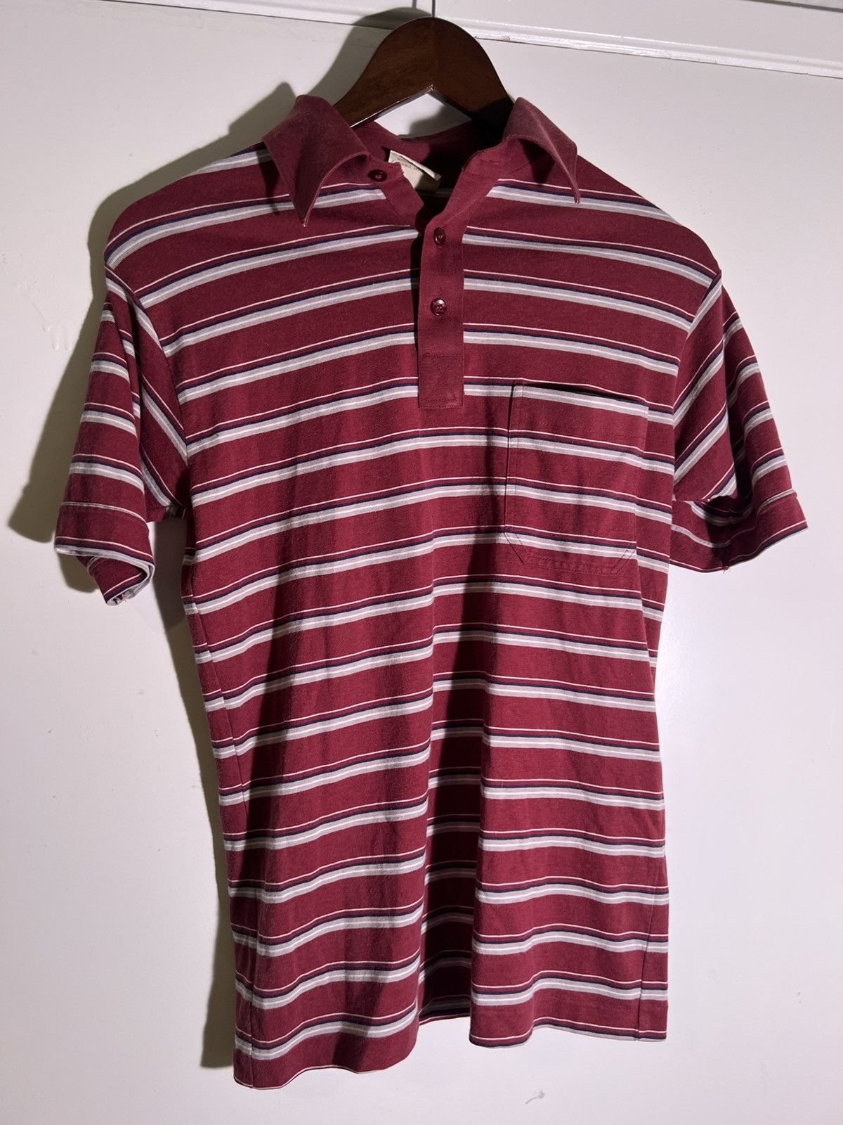 Vintage 80’s 90’s VTG Vintage Andhurst Striped Retro Red Polo Shirt Size US S / EU 44-46 / 1 - 1 Thumbnail