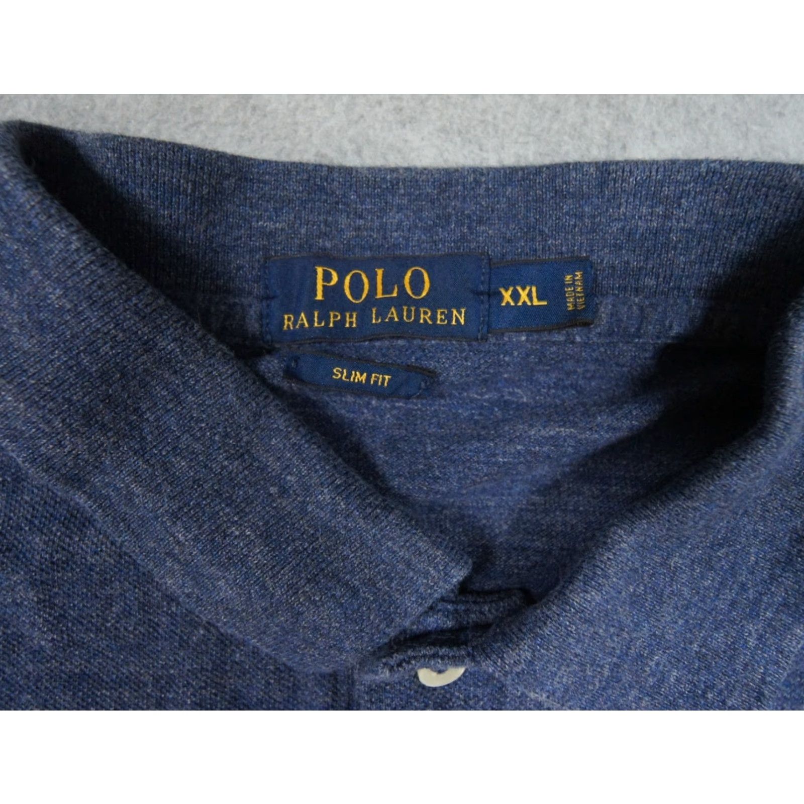 Polo Ralph Lauren VINTAGE Polo Ralph Lauren Shirt Mens 2XL Blue Long Sleeve Slim Fit Preppy Collared Polo Shirt Mens 2XL Blue Long Sleeve Slim Fit Preppy Collared Size US XXL / EU 58 / 5 - 6 Thumbnail