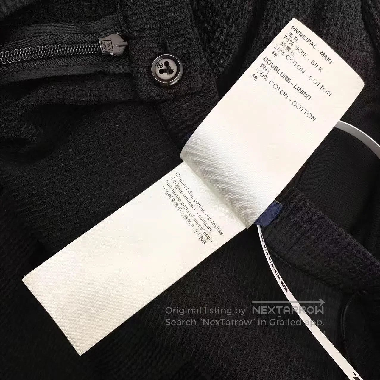 Louis Vuitton Louis Vuitton Design black trousers| Size 42" / US 20 - 5 Thumbnail