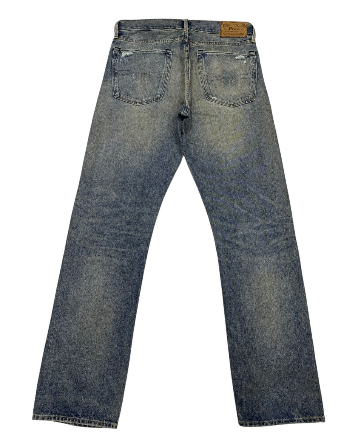 Kapital 🔥POLO RALPH LAUREN BORO MUD WASH DISTRESSED DENIM JEANS Size US 34 / EU 50 - 9 Thumbnail