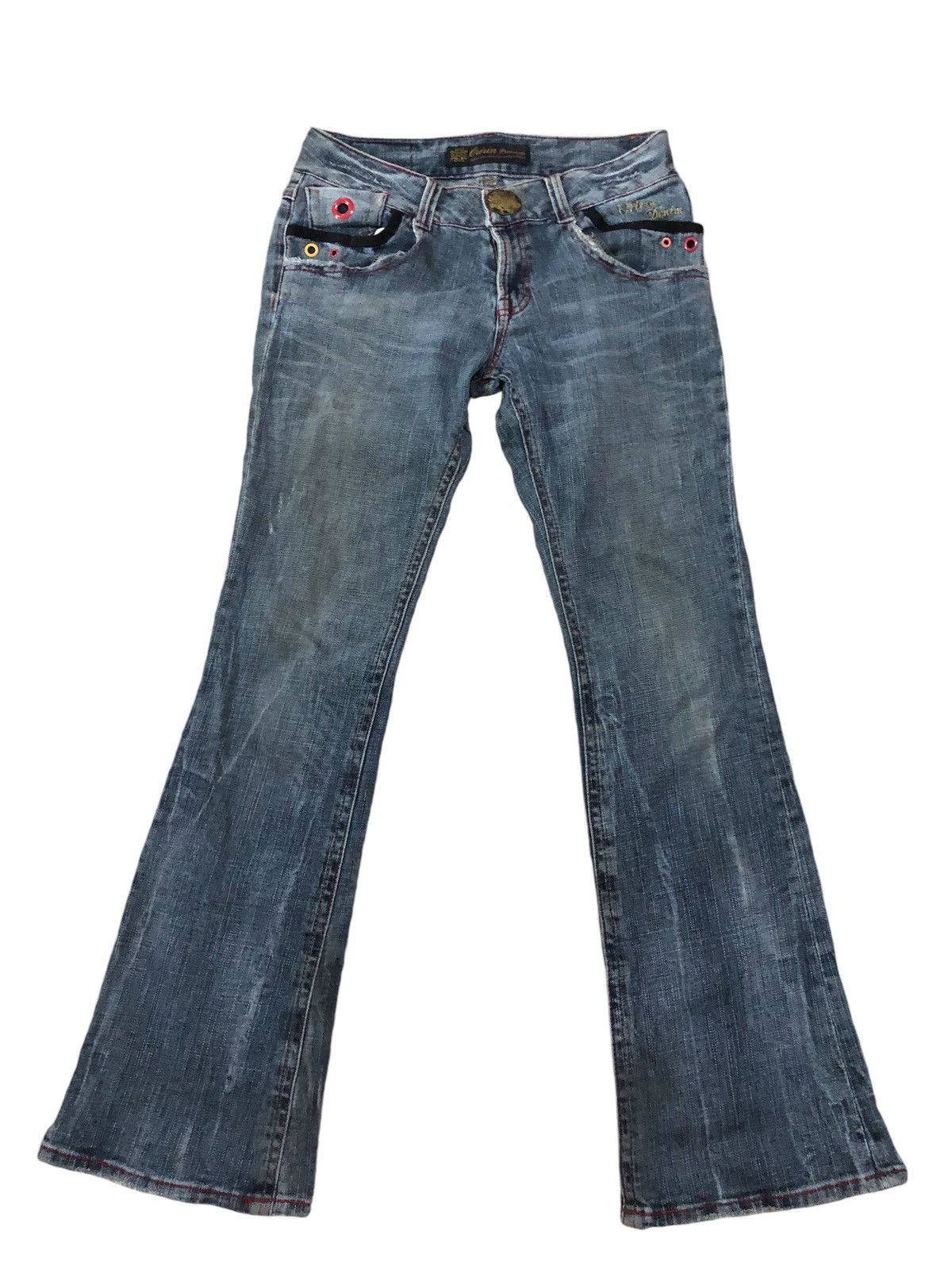 Japanese Brand Orinin Flare Denim pants Size 31" - 2 Thumbnail
