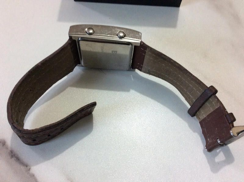 Bench Bench digital men's brown leather strap watch Size ONE SIZE - 5 Thumbnail