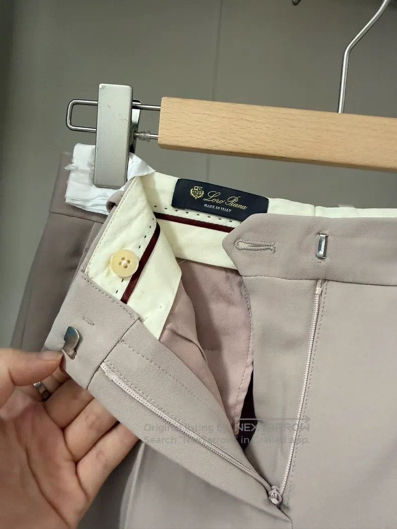 Loro Piana Loro Piana Silk and wool trousers Size 25" / US 0 / IT 36 - 4 Thumbnail