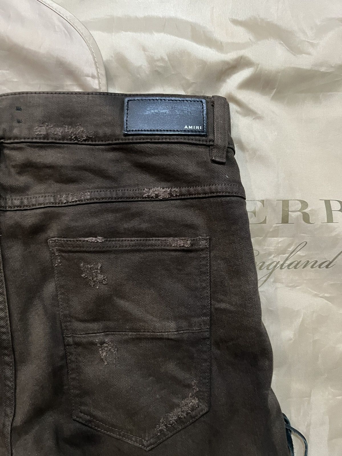 Amiri Amiri mx1 skinny distressed brown size 34 Size US 34 / EU 50 - 9 Thumbnail