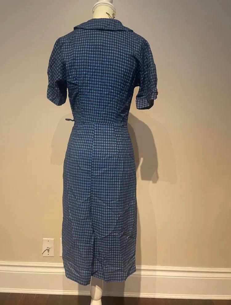 Vintage Vintage Checked Dress Size XS / US 0-2 / IT 36-38 - 3 Thumbnail