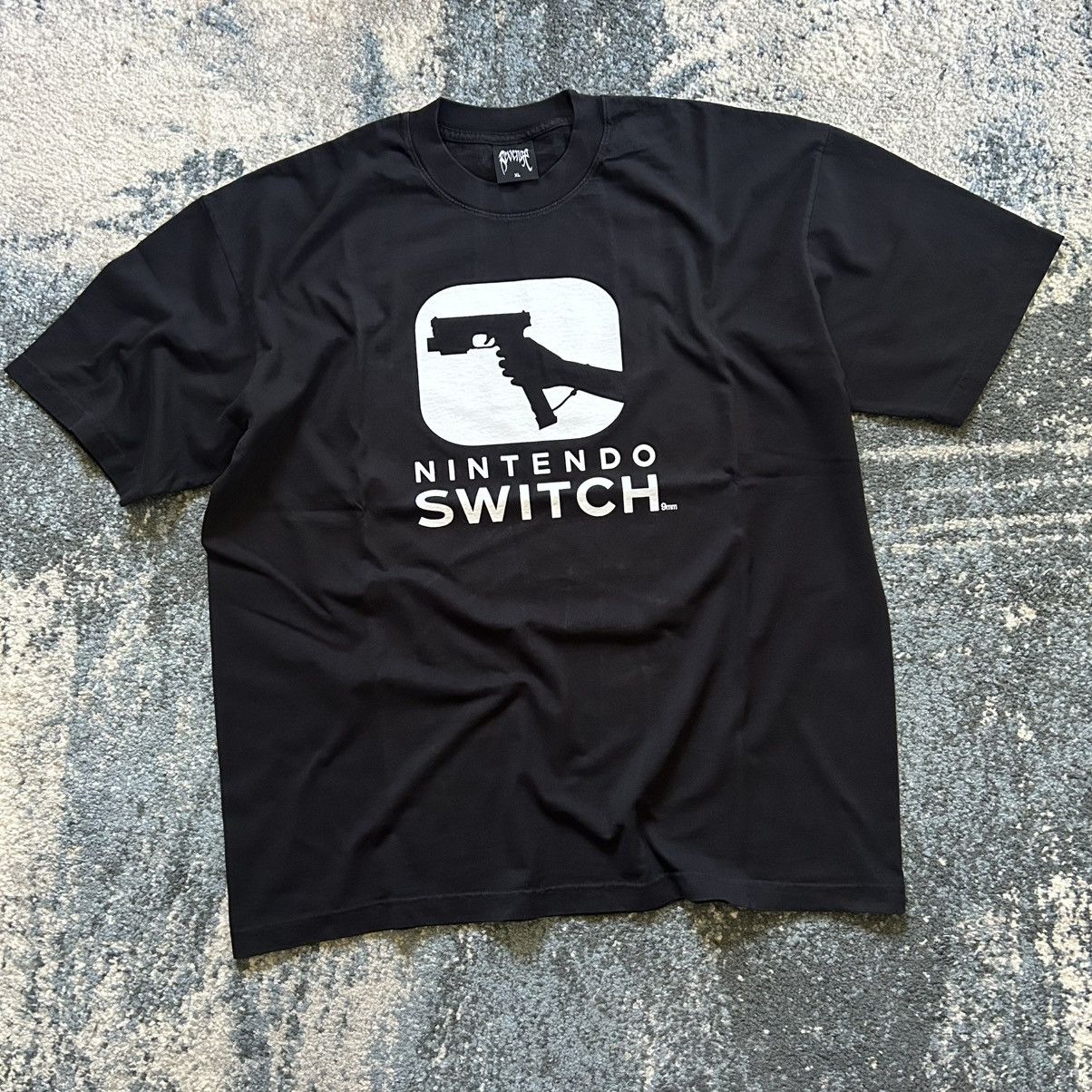 Revenge Nintendo switch 2 tee | Spencer’s GLOCK novelty sleaze Size US XL / EU 56 / 4 - 1 Thumbnail