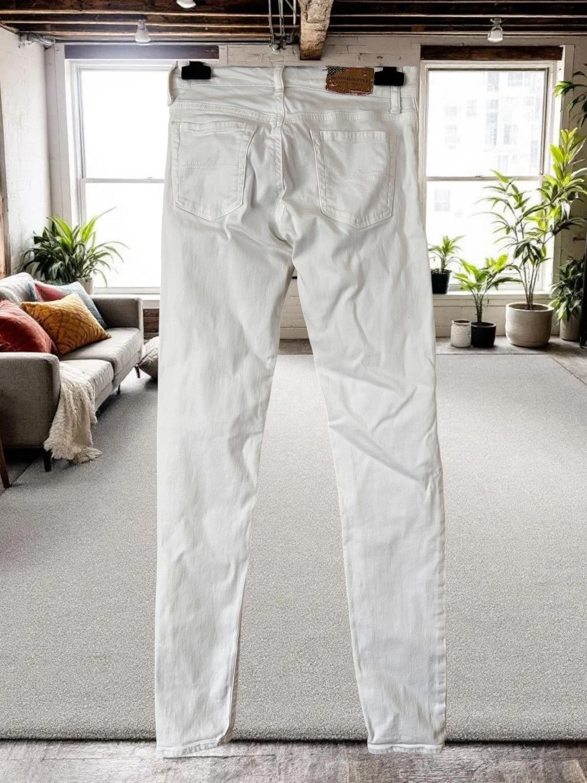 Denim & Supply Ralph Lauren Denim & Supply Ralph Lauren white jeans size W26 L32 Size 26" / US 2 / IT 38 - 3 Thumbnail
