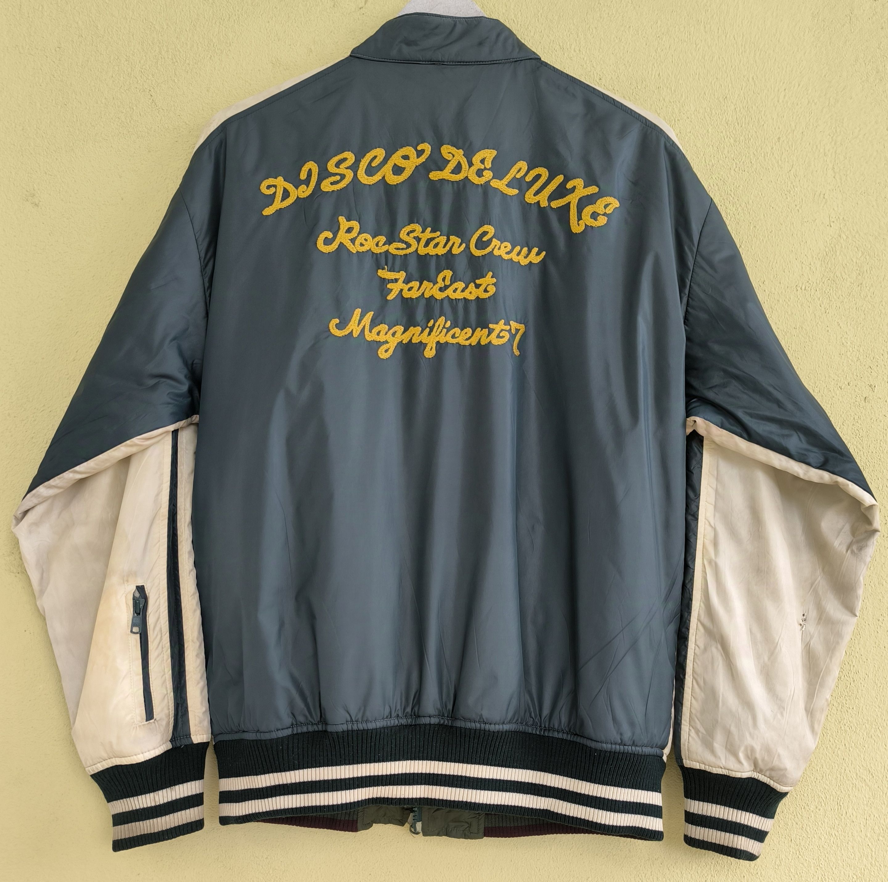 Japanese Brand ROCSTAR by REAL MAD HECTIC reversible nylon bomber jacket Size US L / EU 52-54 / 3 - 13 Thumbnail