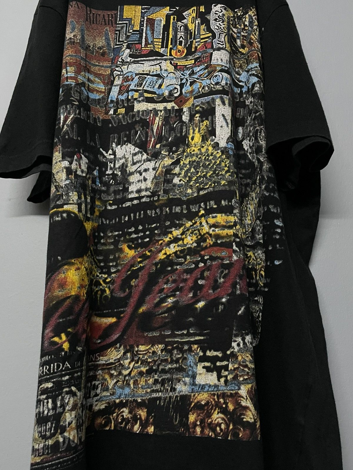 Designer × Japanese Brand × Vintage Vintage 1990s Japan Designer Full Print Art Abnormal Tshirt Size US M / EU 48-50 / 2 - 5 Thumbnail