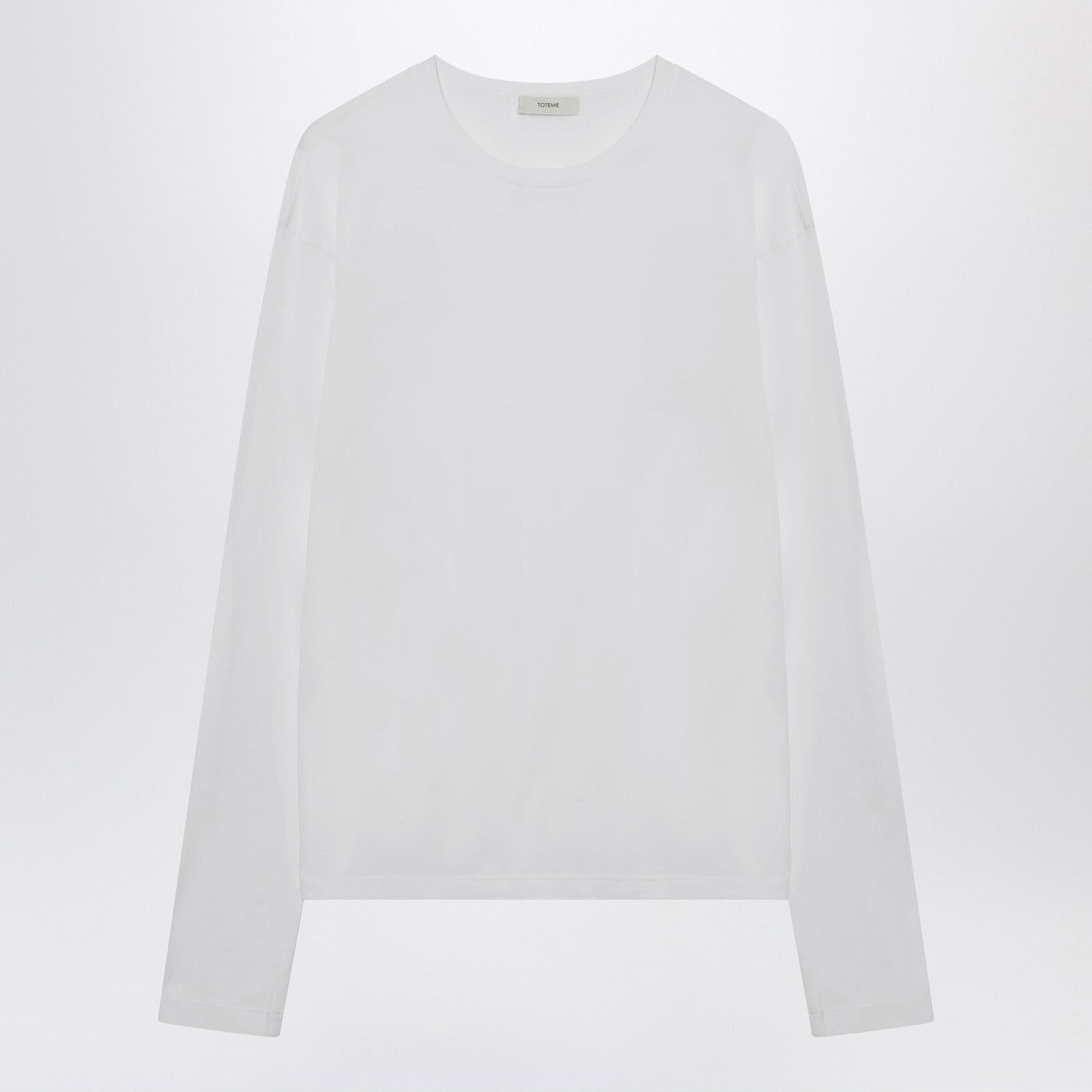 Toteme Toteme White T-Shirt In Organic Cotton Blend Size M / US 6-8 / IT 42-44 - 1 Thumbnail