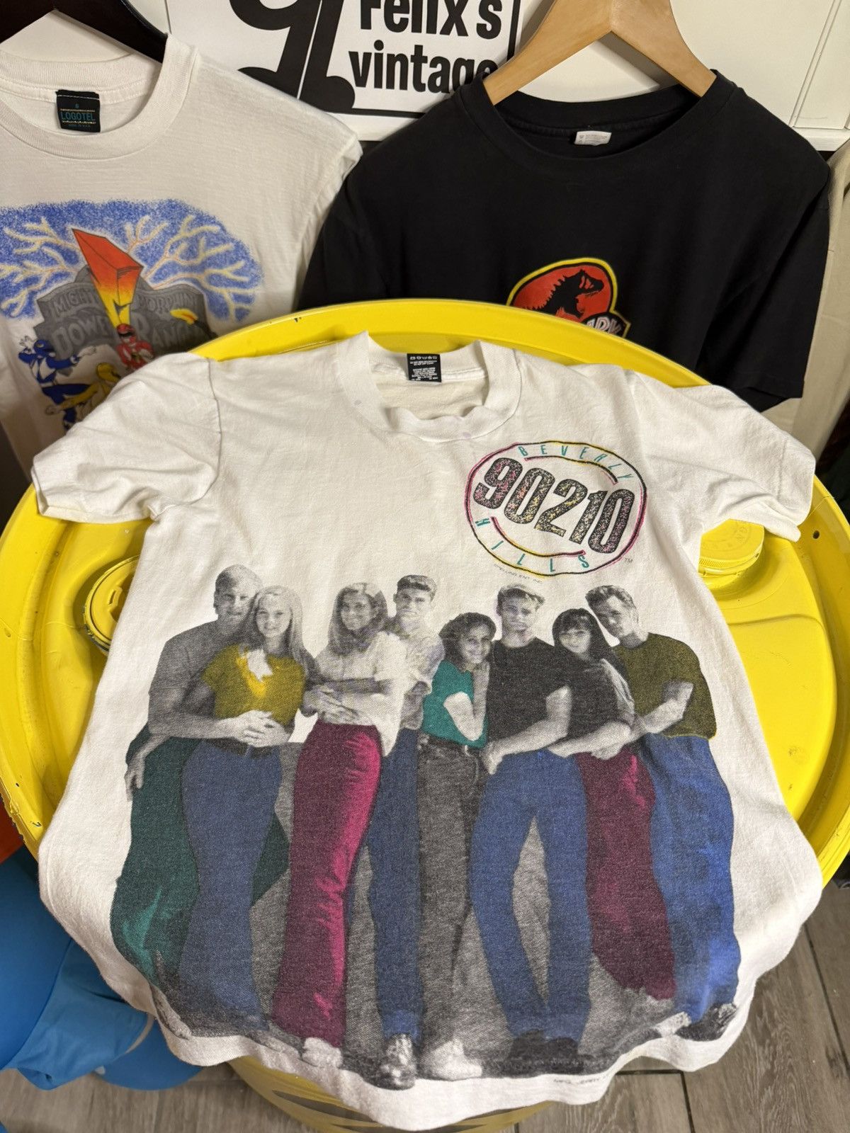 Vintage 1980s Vintage 90210 tv show single stitch T-shirt Size US S / EU 44-46 / 1 - 1 Thumbnail