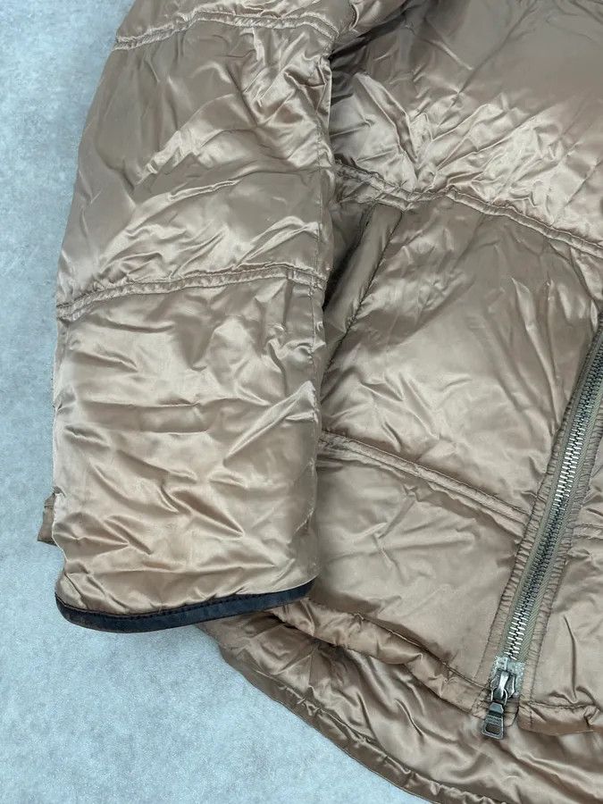 Prada 2000s Prada Beige Premium Shearling Collar Ski Puffer Jacket Size US M / EU 48-50 / 2 - 8 Thumbnail