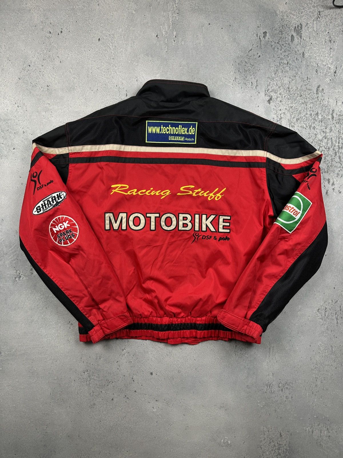 Formula 1 Vintage High Speed Racing Motobike Jacket Y2K Motor Sport Size US XL / EU 56 / 4 - 3 Thumbnail