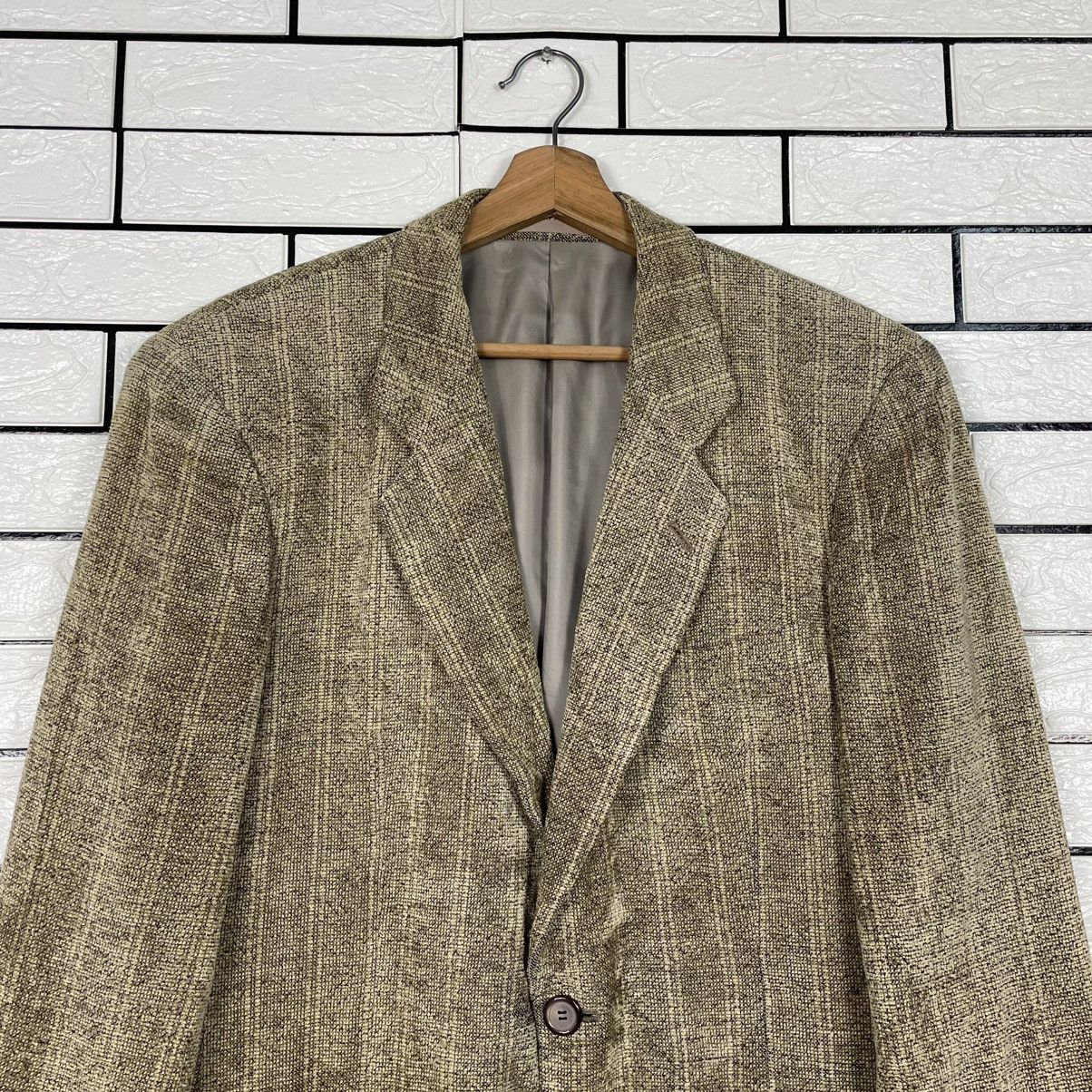 Krizia Uomo Krizia Striped Wool Blazer Jacket Size US M / EU 48-50 / 2 - 2 Thumbnail