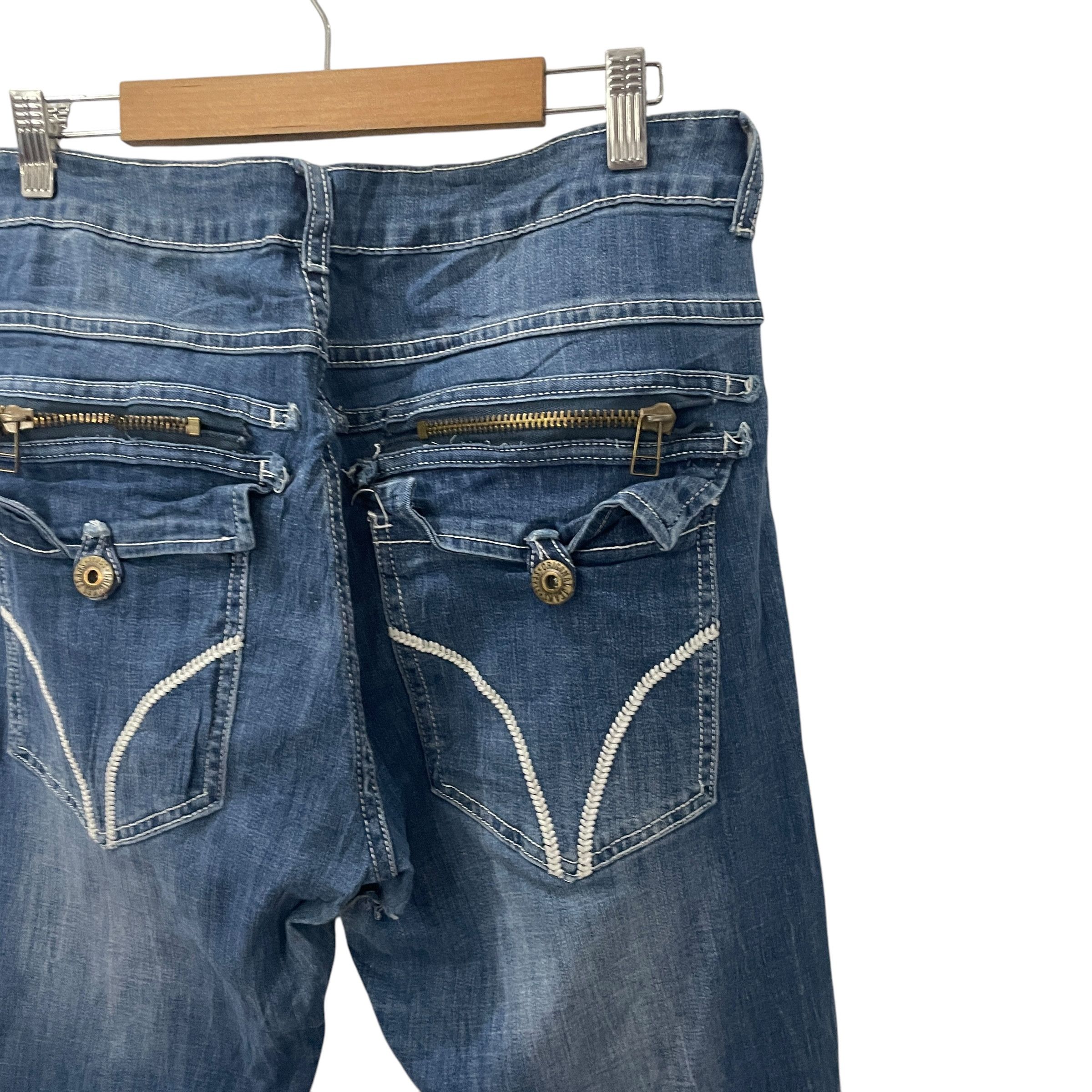 Japanese Brand Vintage Japanese Designer Distressed Denim Size US 33 - 9 Thumbnail