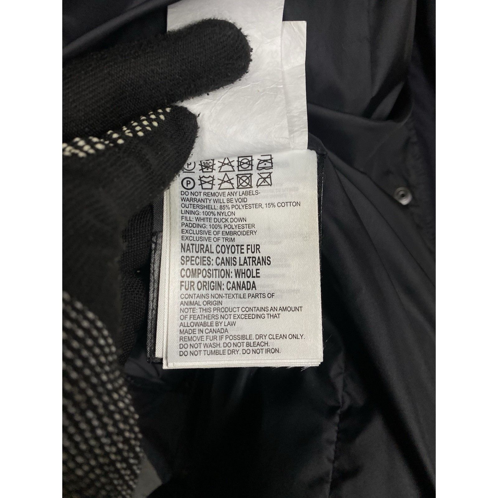Canada Goose Canada Goose Auth Women's Black Down Insulated Parka Jacket Size L / US 10 / IT 46 - 18 Thumbnail