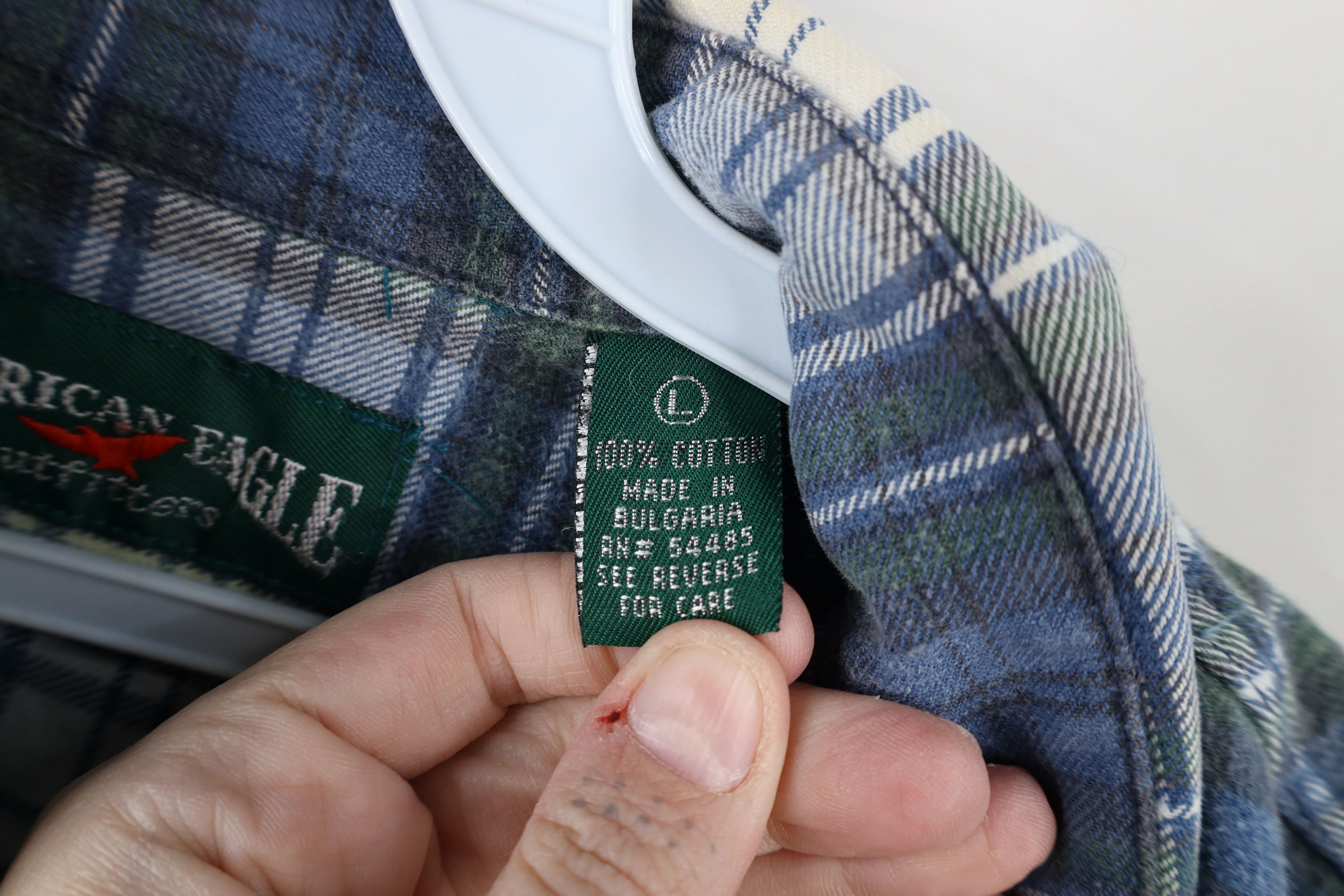 American Eagle Outfitters × Vintage Vintage 90s American Eagle Outfitters Button Down Shirt Size US L / EU 52-54 / 3 - 7 Thumbnail