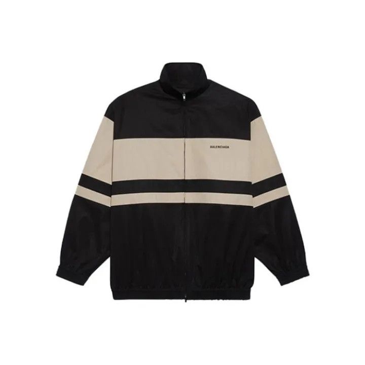 Balenciaga Balenciaga Black High-neck Long Sleeve Jacket 0079 Size US M / EU 48-50 / 2 - 1 Thumbnail