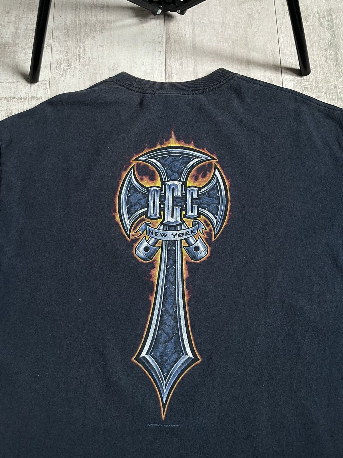 West Coast Choppers Vintage Y2K Orange Country Choppers 2003 T-Shirt Sun Fade Size US XL / EU 56 / 4 - 3 Thumbnail
