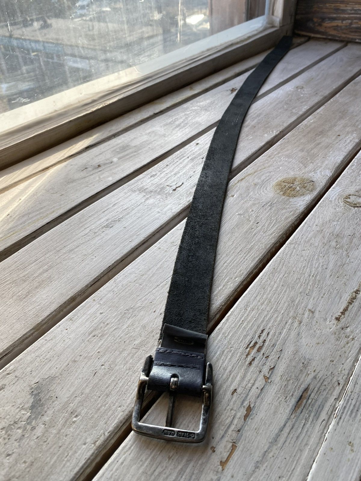 G-Star × Japanese Brand × Vintage Vintage G STAR Japanese Leather Punk Emo Rock Goth Y2K belt Size ONE SIZE - 5 Thumbnail