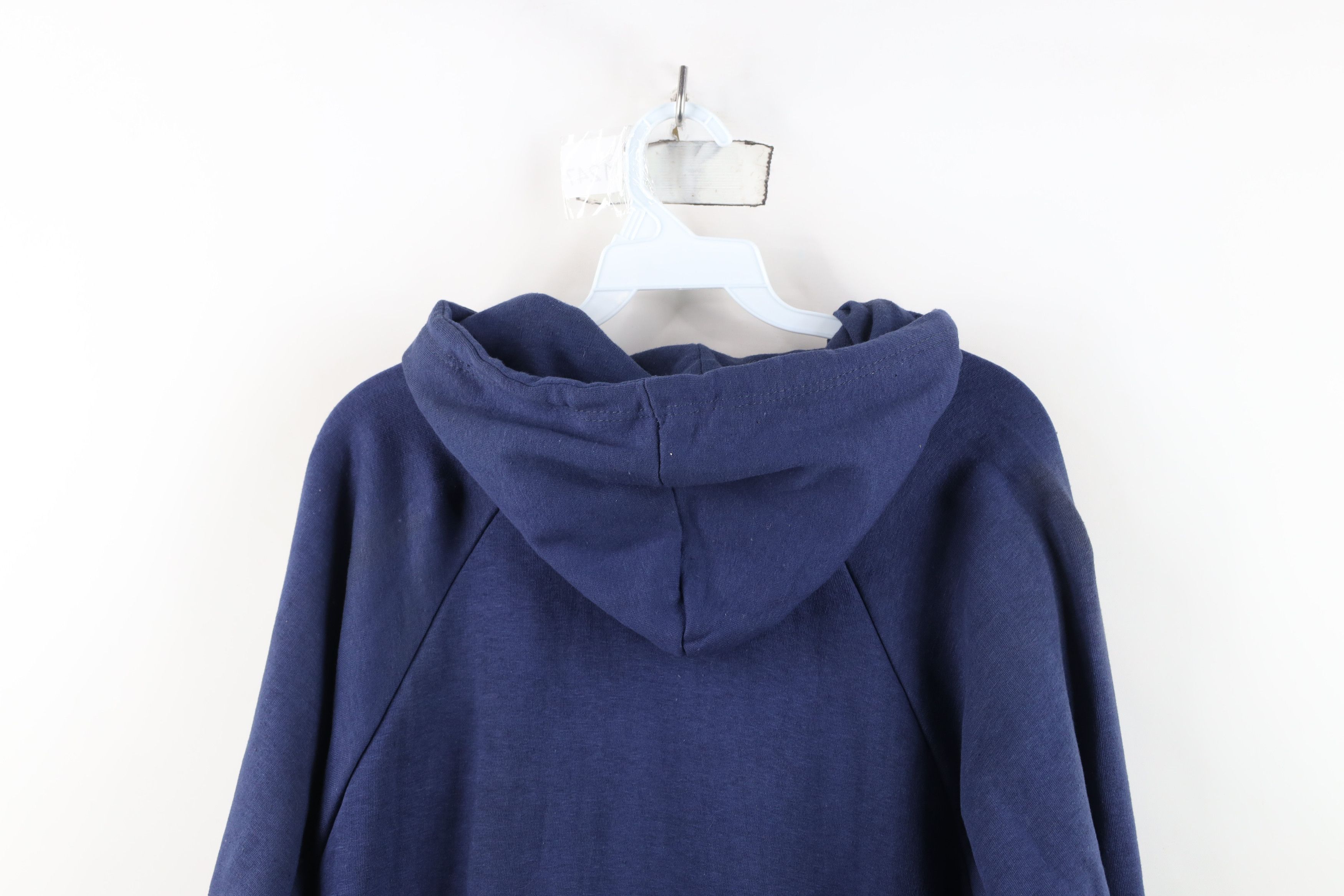 Vintage Vintage 90s Thermal Waffle Knit Lined Hoodie Sweatshirt Size US XL / EU 56 / 4 - 13 Thumbnail