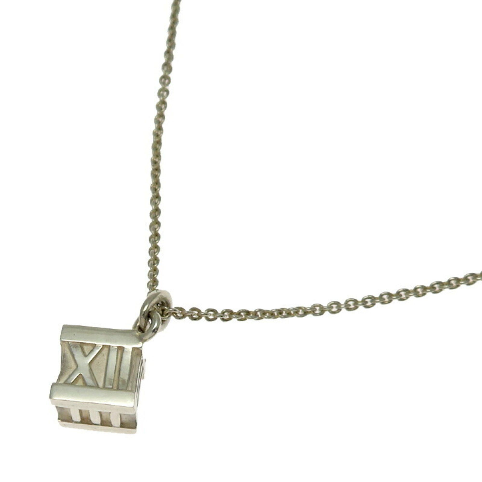 Tiffany & Co. Tiffany SV925 Atlas Cube Women's and Men's Necklace Silver 925 Size ONE SIZE - 1 Thumbnail