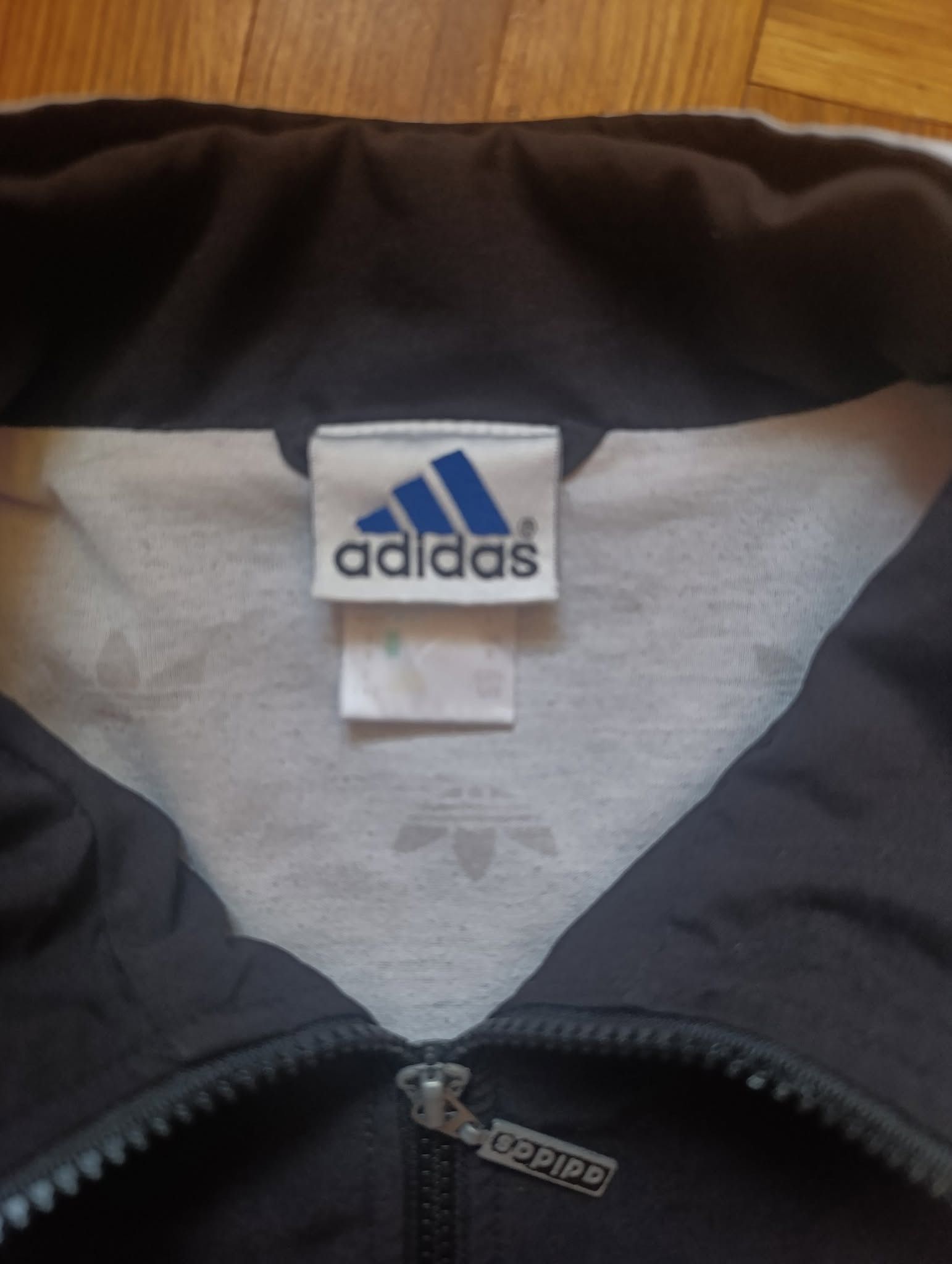 Adidas Adidas Vintage Y2K Windbreaker 3-Stripes Trefoil Logo Black Size US L / EU 52-54 / 3 - 6 Thumbnail