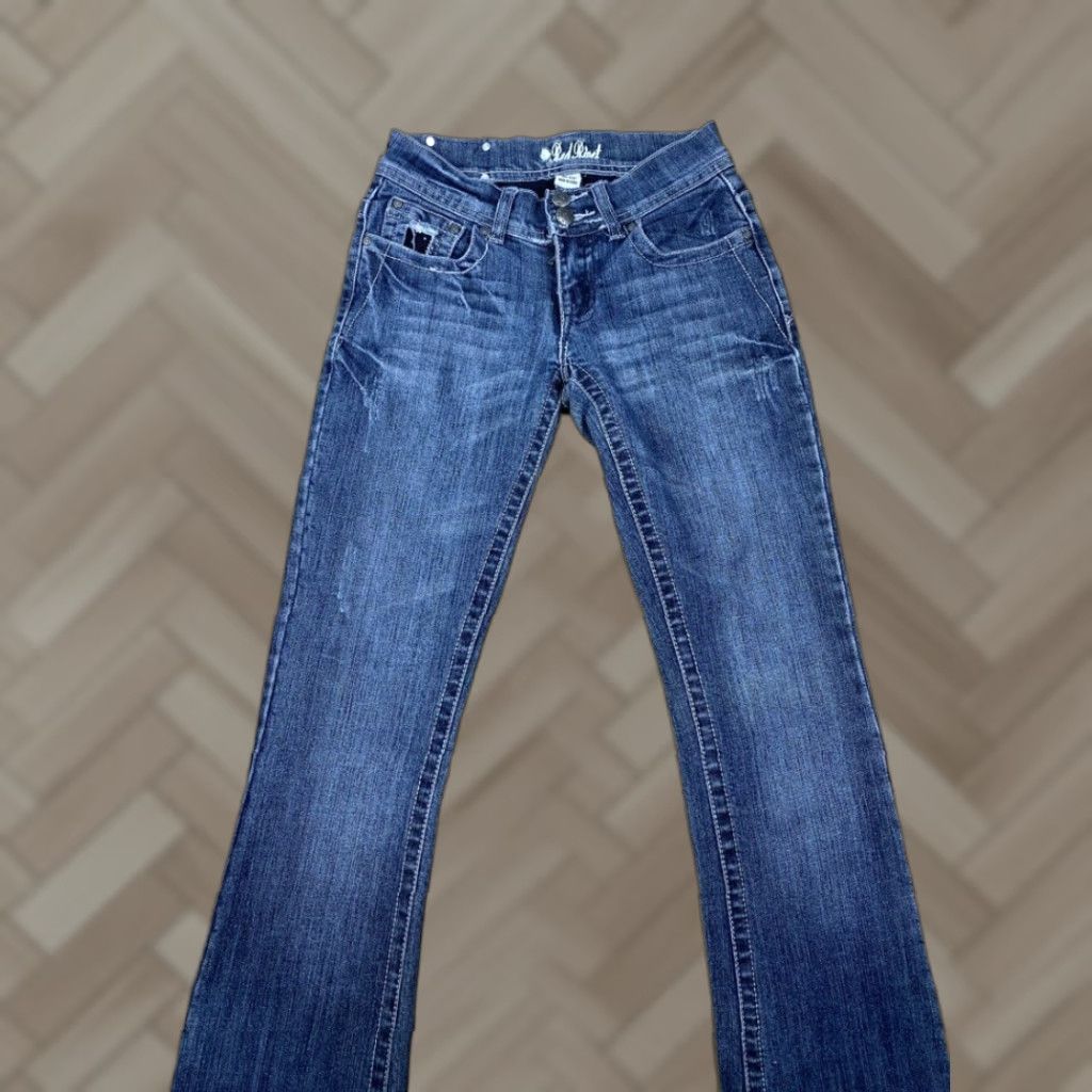 Denime **Red Rivet Denim Jeans Women's Size 3 Distress Blue** User: **Red Rivet Denim Jeans Women Size 3 Distress Blue** Size 26" / US 2 / IT 38 - 1 Thumbnail