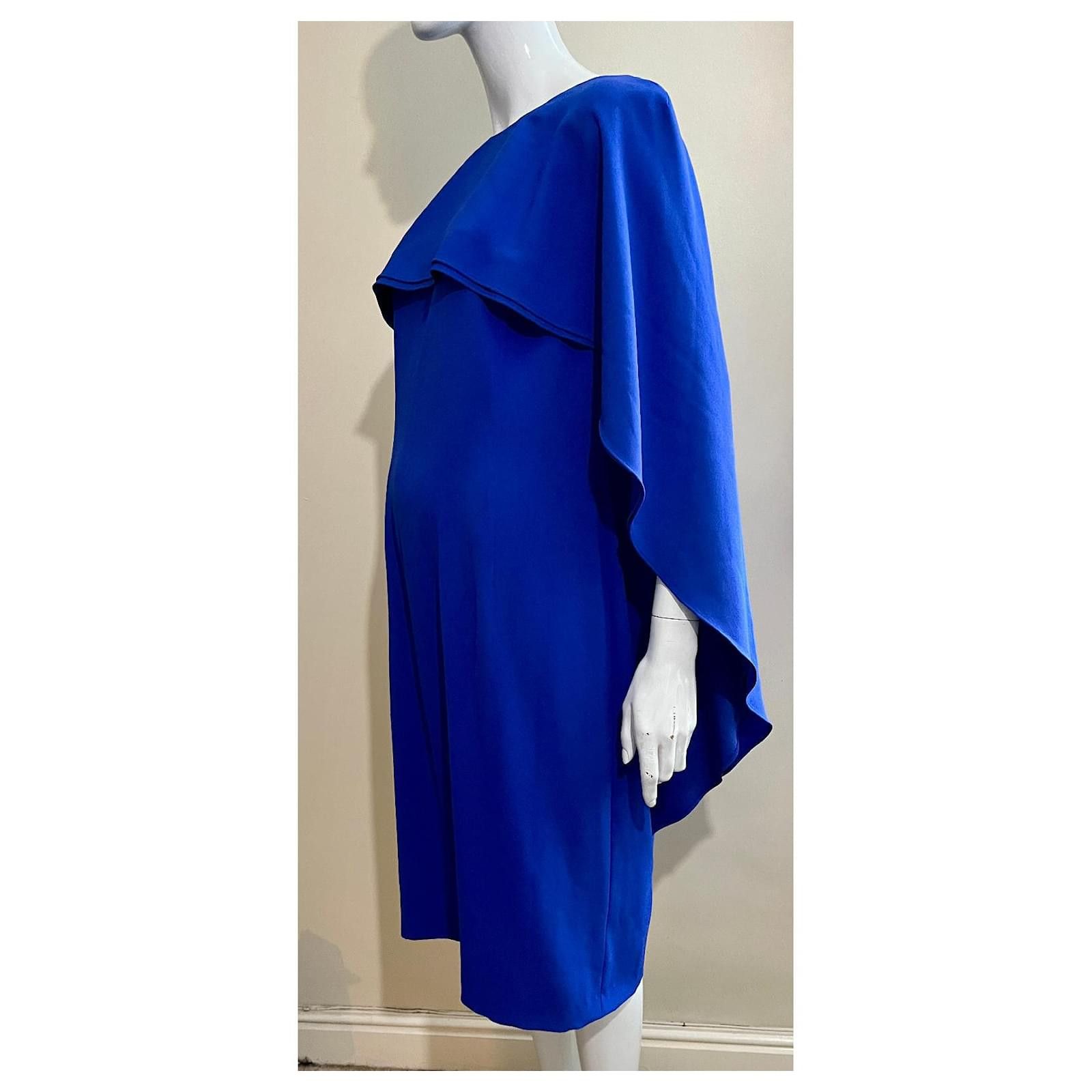 Escada Escada Doriosa cape dress Size L / US 10 / IT 46 - 3 Thumbnail